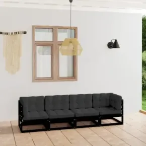 Canapea Gradina 4 Locuri Lemn Pin Masiv - Comanda Acum 2