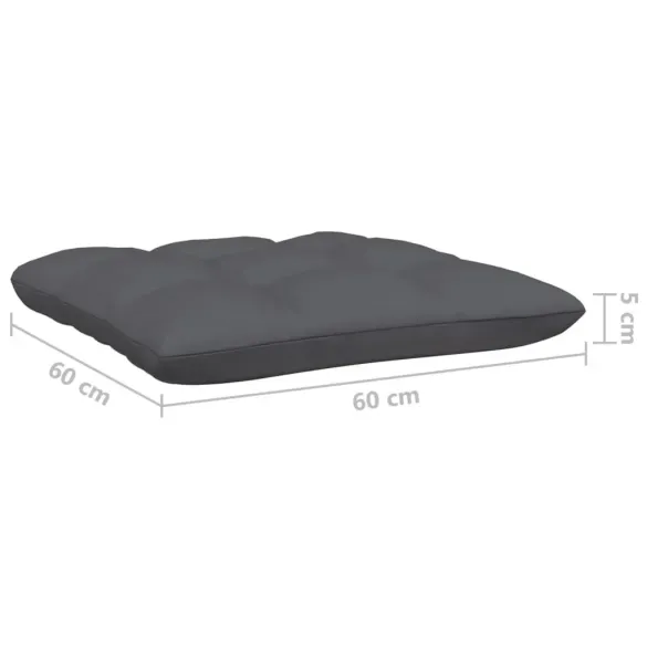 Canapea Gradina 3 Locuri Lemn Masiv Pin - Perne Antracit Canapea Gradina 3 Locuri Lemn Masiv Pin - Perne Antracit