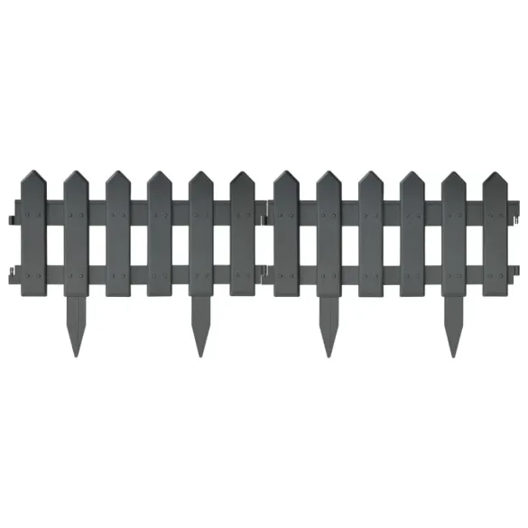 Borduri Gazon Antracit PP | 10m | Rezistent UV