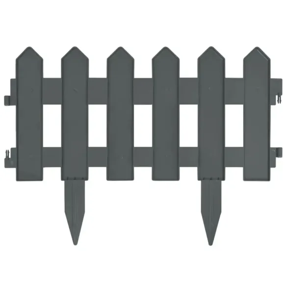 Borduri Gazon Antracit PP | 10m | Rezistent UV