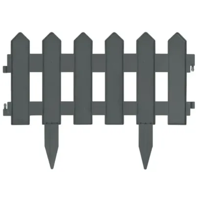 Borduri Gazon Antracit PP | 10m | Rezistent UV