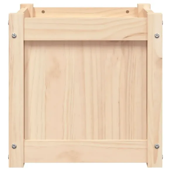 Jardinieră Grădină Lemn Masiv Pin - 40x40x40 cm