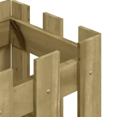 Jardinieră Grădină Lemn Pin 30x30x30cm | Livrare Gratuită