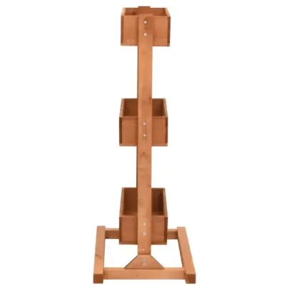 Jardinieră Lemn Brad 52x30x78 cm | Livrare Gratuită