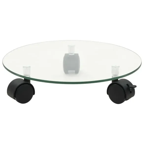 Suporturi cu Role pentru Plante 28 cm - Sticlă Securizată