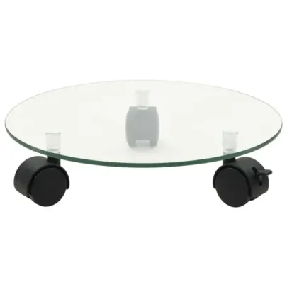 Suporturi cu Role pentru Plante 28 cm - Sticlă Securizată