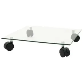 Suporturi cu Role pentru Plante - 4 buc, Sticlă Securizată 2