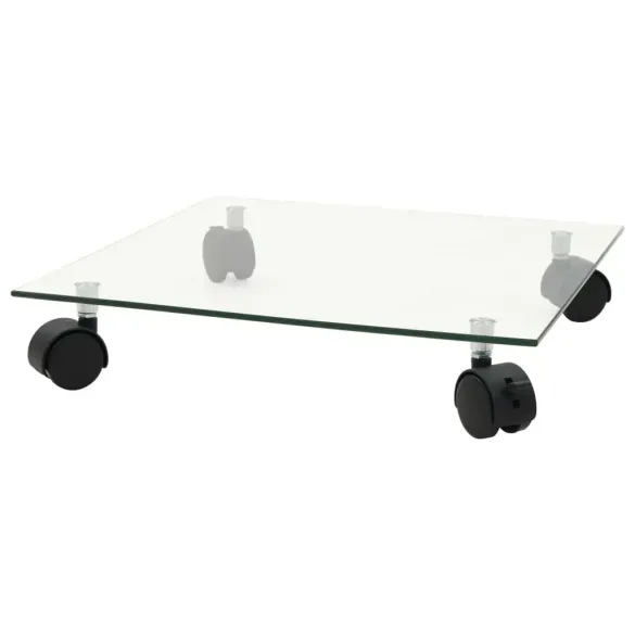 Suporturi cu Role pentru Plante - 4 buc, Sticlă Securizată