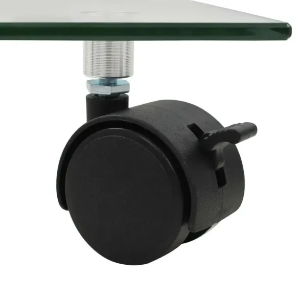 Suporturi cu Role pentru Plante - 4 buc, Sticlă Securizată