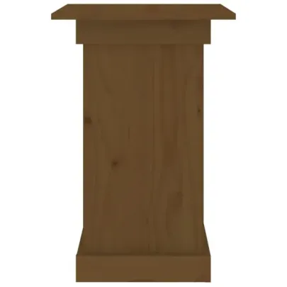 Suport Flori Lemn Masiv de Pin - 40x40x60 cm - Maro Miere