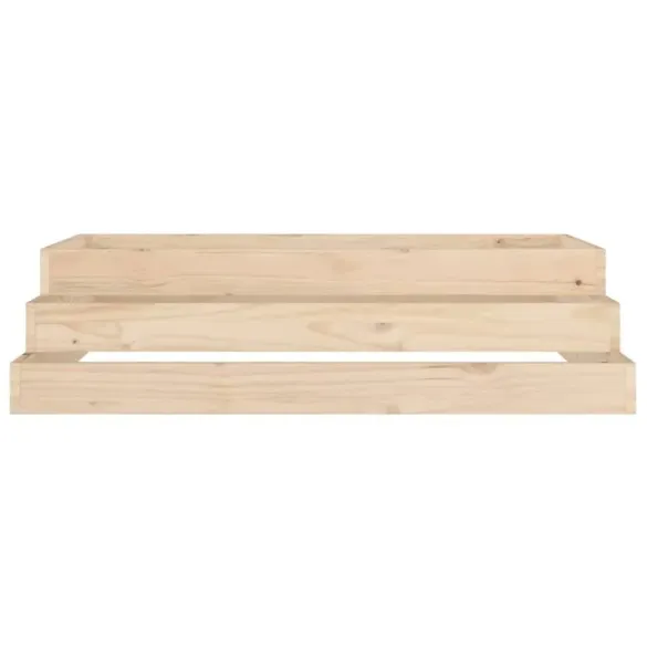 Jardinieră Lemn Masiv de Pin - 3 Niveluri - Livrare Gratuită