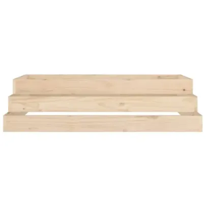 Jardinieră Lemn Masiv de Pin - 3 Niveluri - Livrare Gratuită