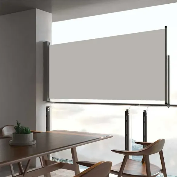 Copertină Laterală Retractabilă Terasă - Crem 60x300 cm