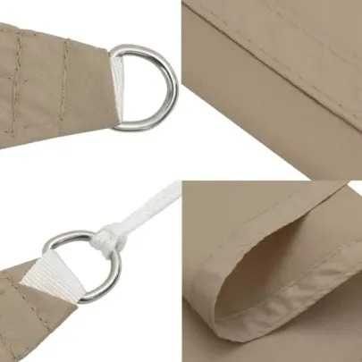 Parasolar Gri Taupe 3x4m - Oxford cu Protectie UV | Livrare Gratuita