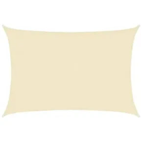 Pânză Parasolar Crem 3x4,5 m - Protecție UV - Livrare Gratuită