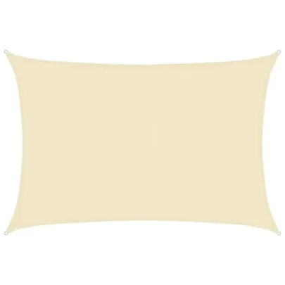Pânză Parasolar Crem 3x4,5 m - Protecție UV - Livrare Gratuită