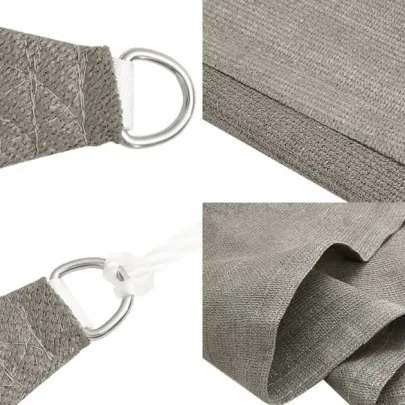 Pânză Parasolar 3x6 m Gri HDPE - Protecție UV 90%