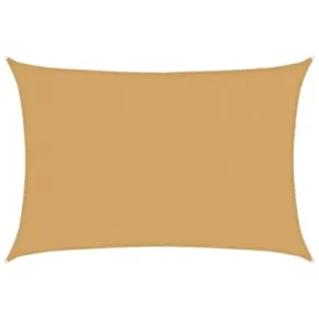 Pânză Parasolar Nisipiu 3x5 m HDPE - Protecție UV
