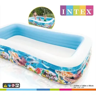 Piscină Gonflabilă Intex Family Pool - Design Marin