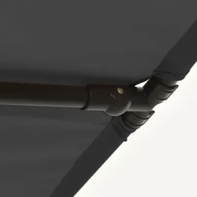 Umbrelă de soare rotativă grădină - aluminiu, antracit