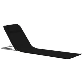 Set 2 Saltele Pliabile Plajă - Negru | Transport Gratuit 2