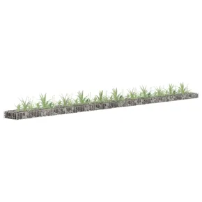 Strat Înălțat Gabion - Oțel Galvanizat 450x30x10 cm