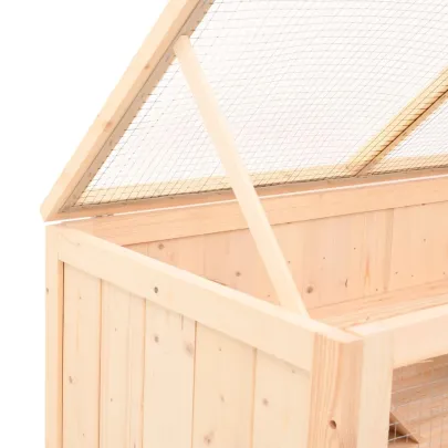 Cușcă Hamsteri Lemn Masiv de Brad - 104x52x54 cm