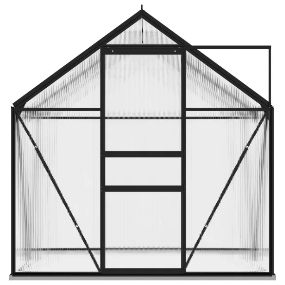 Seră Antracit Aluminiu 2,47 m² - Livrare Gratuită Seră Antracit Aluminiu 2,47 m² - Livrare Gratuită