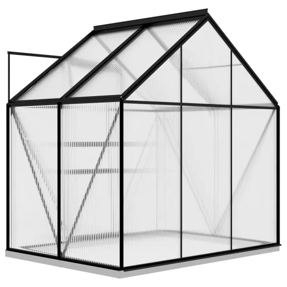 Seră Antracit Aluminiu 2,47 m² - Livrare Gratuită Seră Antracit Aluminiu 2,47 m² - Livrare Gratuită