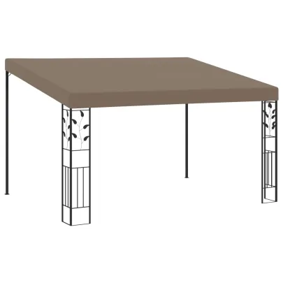 Pavilion montat de perete gri taupe 4x3m | Livrare gratuita
