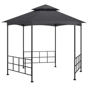 Pavilion cu Pereți Laterali Antracit 3,1x2,7m - Livrare Gratuită