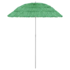 Umbrelă de Plajă Verde Hawaii 180 cm | Livrare Gratuită