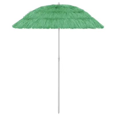 Umbrelă de Plajă Verde Hawaii 180 cm | Livrare Gratuită
