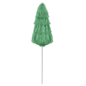 Umbrelă de Plajă Verde Hawaii 180 cm | Livrare Gratuită 2