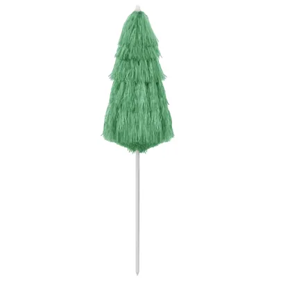 Umbrelă de Plajă Verde Hawaii 180 cm | Livrare Gratuită