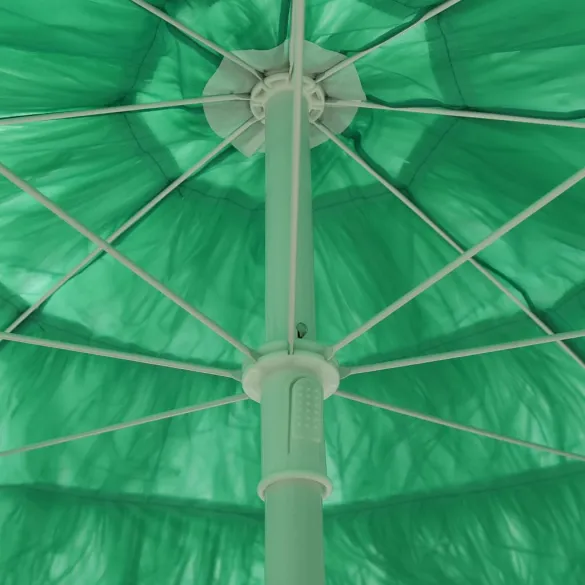 Umbrelă de Plajă Verde Hawaii 180 cm | Livrare Gratuită