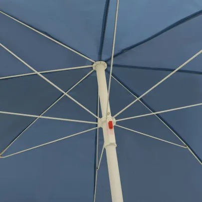 Umbrelă de Plajă 300 cm Albastră - Livrare Gratuită