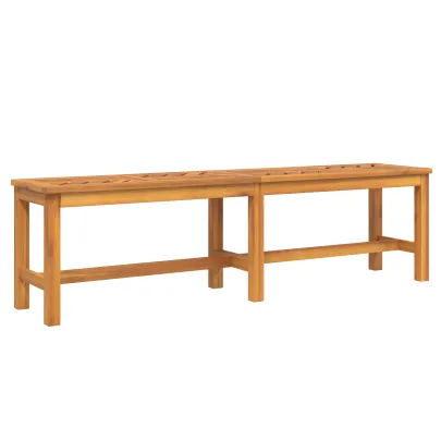 Set Dining Grădină Lemn Acacia Masiv - Masă + 4 Scaune