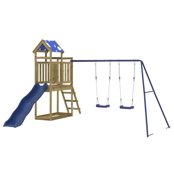 Set de joacă exterior lemn pin impregnat | Livrare gratuită