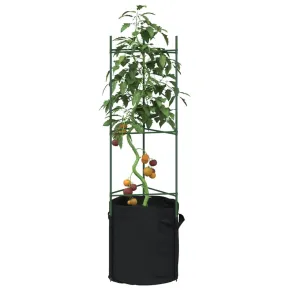 Suport Roșii cu Saci, Oțel, 4 Buc, 116 cm - Livrare Gratuită