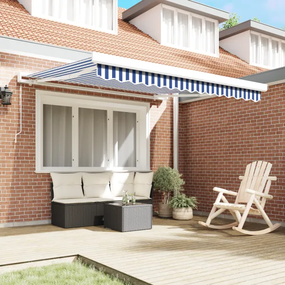Marchiză Manuală Retractabilă pentru Exterior 300x250 cm
