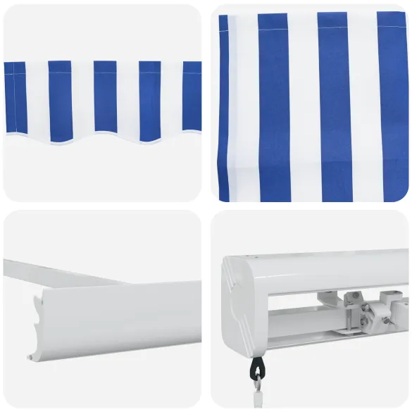 Marchiză Manuală Retractabilă pentru Exterior 300x250 cm