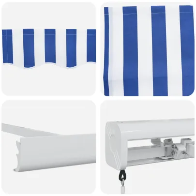 Marchiză Manuală Retractabilă pentru Exterior 300x250 cm