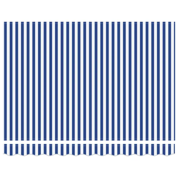 Marchiză Retractabilă Automată 300x250 cm Albastru-Albă