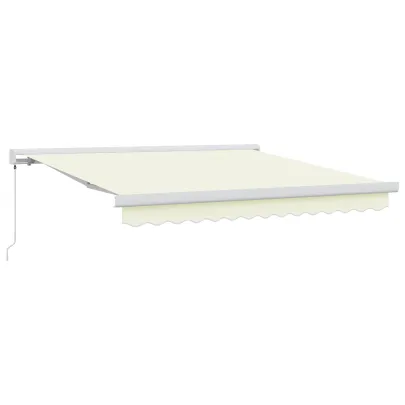 Marchiză Manuală Retractabilă Crem 300x250 cm - Umbră Exterioară