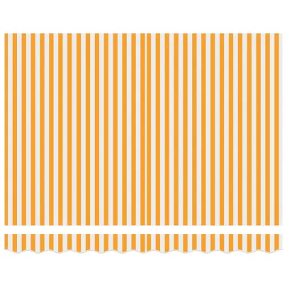 Marchiză Automată Galben-Albă 300x250 cm | Livrare Gratuită