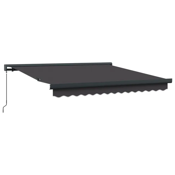 Marchiză Retractabilă Antracit 300x250 cm - Acoperiș Exterior