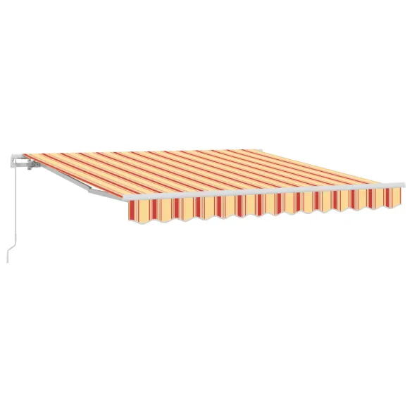 Marchiză Retractabilă Manuală Exterior 300x250 cm - Ușor de Montat