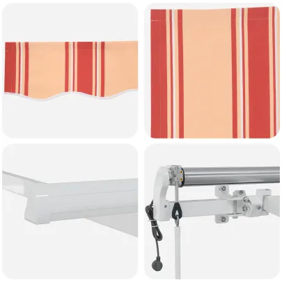 Marchiză Automată Retractabilă 300x250 cm - Culori Vibrante