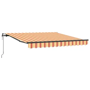 Marchiză Automată Retractabilă 300x250 cm - Galben-Portocalie 2